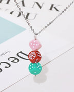 Tupalizy 10mm Acrylic Dice Beads Small 6 Sided Dice Charms - Image 6