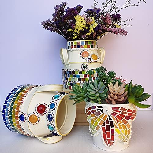 1.1lb Irregular Crystal Mosaic Tiles, Small Mosaic Tile DIY Hobbies Children - Image 5