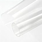 SHISU Clear Vinyl Fabric 0.3mm Thin Roll, Waterproof PVC Sheet | Flexible clear by SHISU