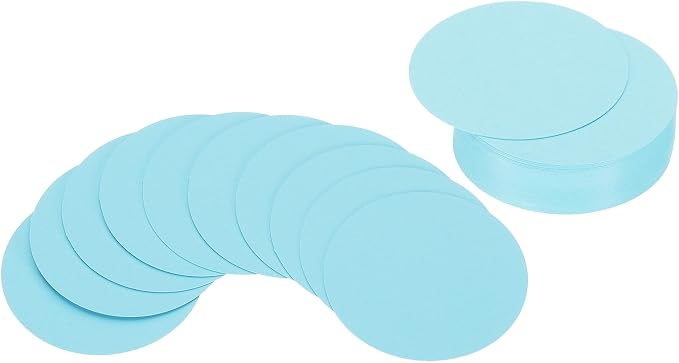 PATIKIL 2inch Circle Card Stock, Light Blue by PATIKIL