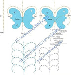 HONEYSEW Free Motion Quilting Template Sewing Ruler Templates - Image 2