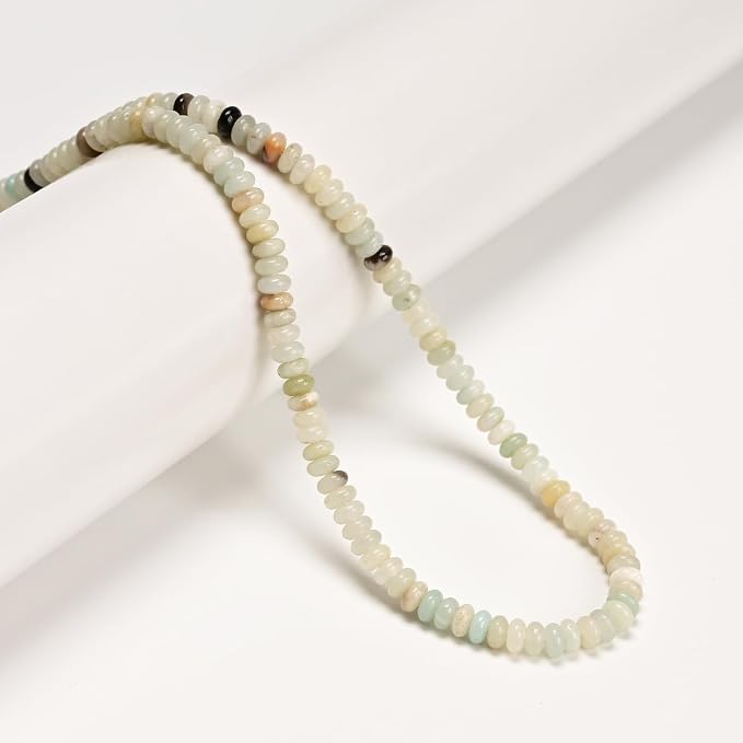 ICAI Beads Natural 2x4mm Rondelle Beads, Abacus Disk Stone Spacer Beads – Loose - Image 4