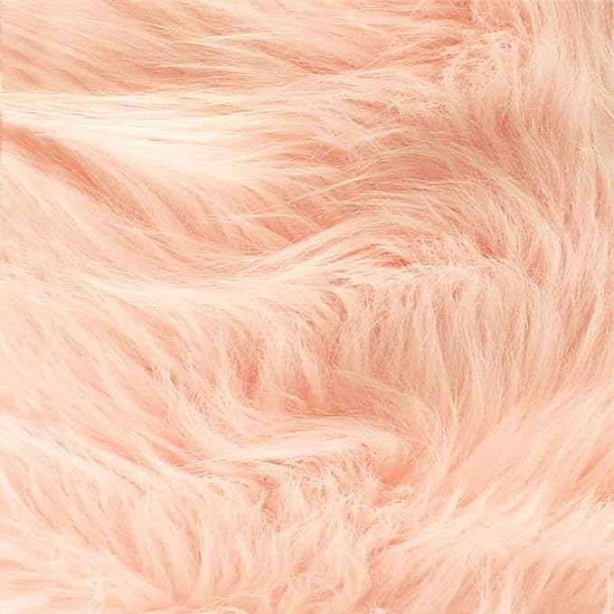 Faux Fake Fur Long Pile Luxury Shaggy/Craft, Decorations / 60" Wide/Sold by The by FabricEmpire
