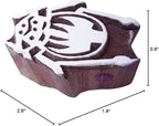 Royal Kraft Wooden Stamps DIY Fabric, Henna Printing Blocks THDtag073 - Image 5