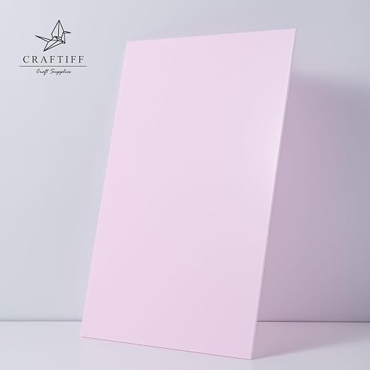 Light Baby Blush Pink Cast Acrylic Sheets 1/8 Thick, 12x8 inch, - Image 7