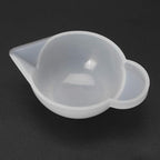 Luckycivia 10 Pcs Silicone Mold Cup Dispenser, Mini Measuring Cup, Color - Image 5