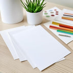 50 Sheets of Heavyweight White Cardstock Ideal - Image 2
