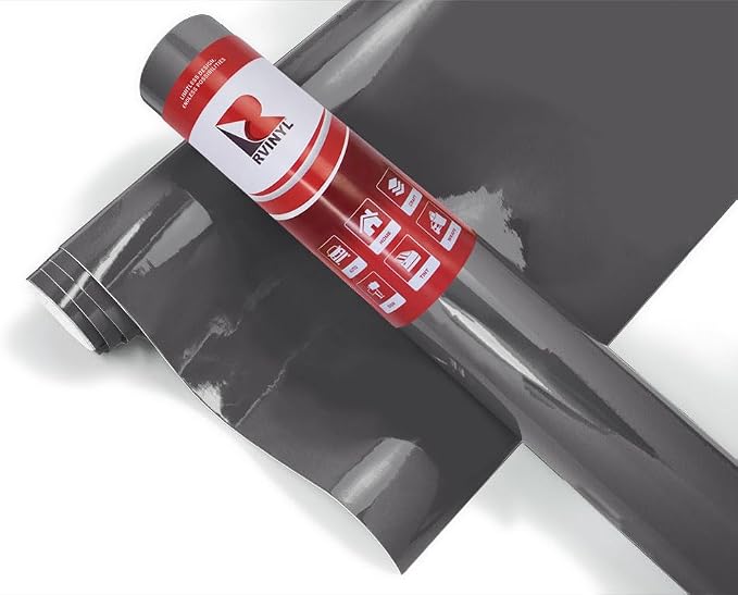 3M Dark Gray Adhesive Craft Vinyl 12in x 5ft by Rvinyl