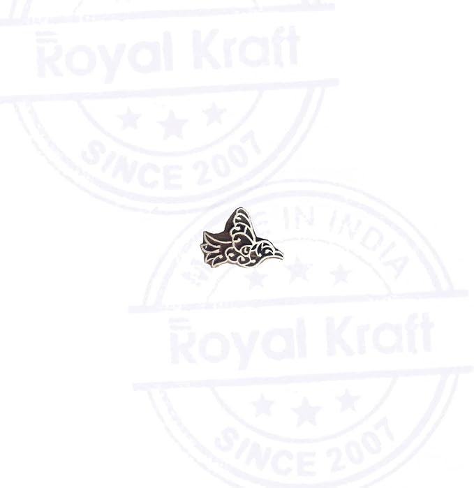 Royal Kraft Wooden Stamps DIY Fabric, Henna Printing Blocks THDtag009 - Image 2
