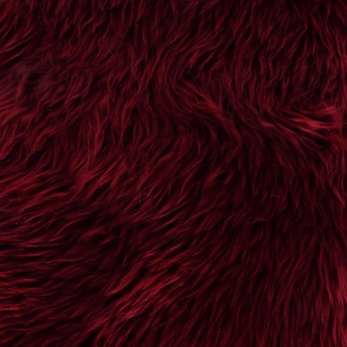Faux Fake Fur Long Pile Luxury Shaggy/Craft, Decorations / 60" Wide/Sold by The by FabricEmpire