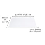 SimbaLux Acrylic Sheet Clear Plexiglass 8” x 10” 0.04” Thick, 10 Pack | - Image 7