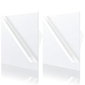 Outus 2 Pieces 1/16 Inch Thick White Acrylic Sheet 12 x 12 Inch White Acrylic by Outus