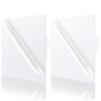 Outus 2 Pieces 1/16 Inch Thick White Acrylic Sheet 12 x 12 Inch White Acrylic by Outus