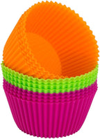 Webake Silicone Baking Cups, 4.3 nch Jumbo Nonstick Cupcake Liners 12-Pack | by Webake