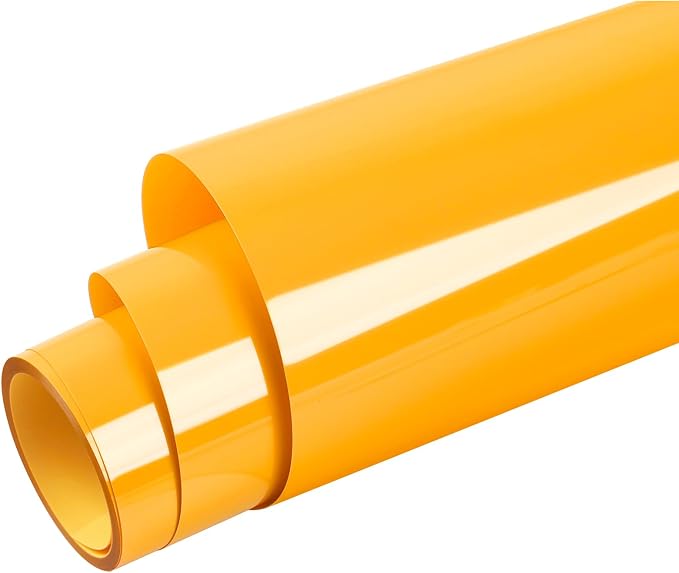 WRAPXPERT Yellow Heat Transfer Vinyl Mustard Yellow HTV Roll 12" x5ft Iron on - Image 9