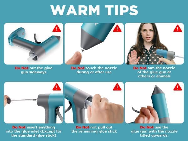 Tilswall Cordless Hot Glue Gun, 30s Fast Preheating, Rechargeable | Hot Melt - Image 8