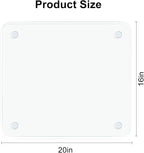 Tempered Glass Cutting Board, 16x20" Glass Cutting Board - Image 2