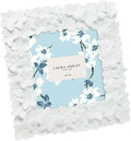 Laura Ashley 4x4 White Flower Textured Hand-Crafted Resin Picture Frame w/Easel by Unknown
