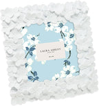 Laura Ashley 4x4 White Flower Textured Hand-Crafted Resin Picture Frame w/Easel by Unknown