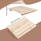 BENECREAT 11.8x15.75 Inch Clay Board Wooden Mat Mud Board, Clay Drying Board - Image 2