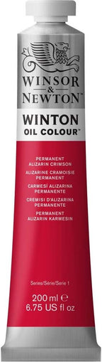 Winsor & Newton Winton Oil Color, 200ml Tube, Permanent Alizarin Crimson by WinsorNewton