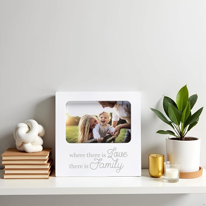 Kate & Milo Where There is Love THere Is Family Photo Keepsake Frame - Image 3