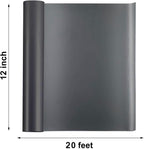 FUNKAKA Heat Transfer Vinyl Reflective Black HTV Roll, Reflective HTV Vinyl - Image 2
