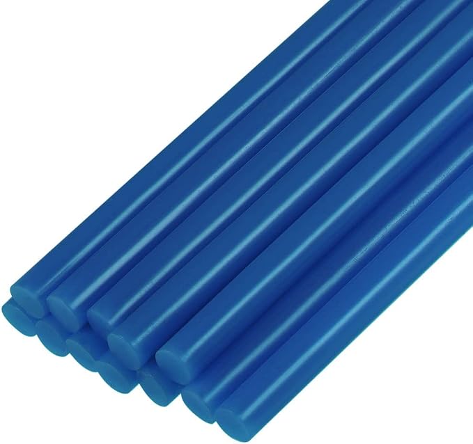 uxcell Mini Hot Glue Sticks for Glue Gun 7mm x 100mm Blue 12pcs by uxcell