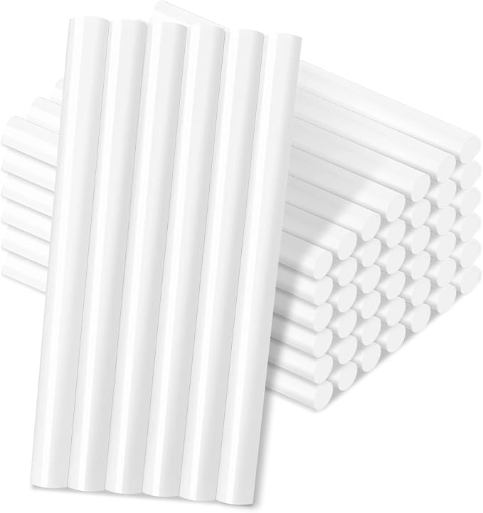 Manarty White Hot Glue Sticks, Adhesive EVA Glue Sticks by Manarty