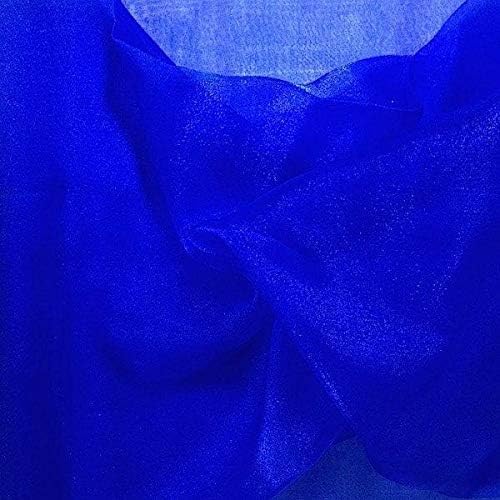 Valentina Textile Inc, Sparkle Crystal Sheer Organza Fabric Shiny by VALENTINATEXTILEINC