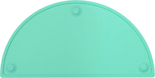 GASARÉ, Extra Large 20 x 11 Inches, Silicone Placemats for Dining Table, Suction Cups, Raised Edges, Non-Slip, Food Grade, BPA Free, Dishwasher Safe, Teal
