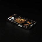 ZHEGAILIAN Case for iPhone 16 Plus, Galaxy Lion Gold Durable Shockproof - Image 2