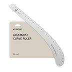 KEARING 24" Aviation Aluminum Hip Curve Ruler Dual Sided Scales Sewing Tool | by KEARING