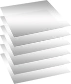 6 Pcs Acrylic Two Way Mirror Sheets by Yudlto