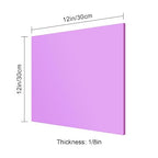 12x12 Inches Purple Mirror Acrylic Sheet – 2 Pcs Reflective Acrylic Panel - Image 6
