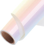 TORC Metallic HTV Heat Transfer Vinyl Roll 12" X 5FT Pearl Iridescent Iron on by TORC