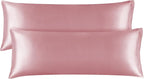 BEDELITE Satin Body Pillow Cover 2 Pack, Super Soft and Cooling Body Pillow by BEDELITE