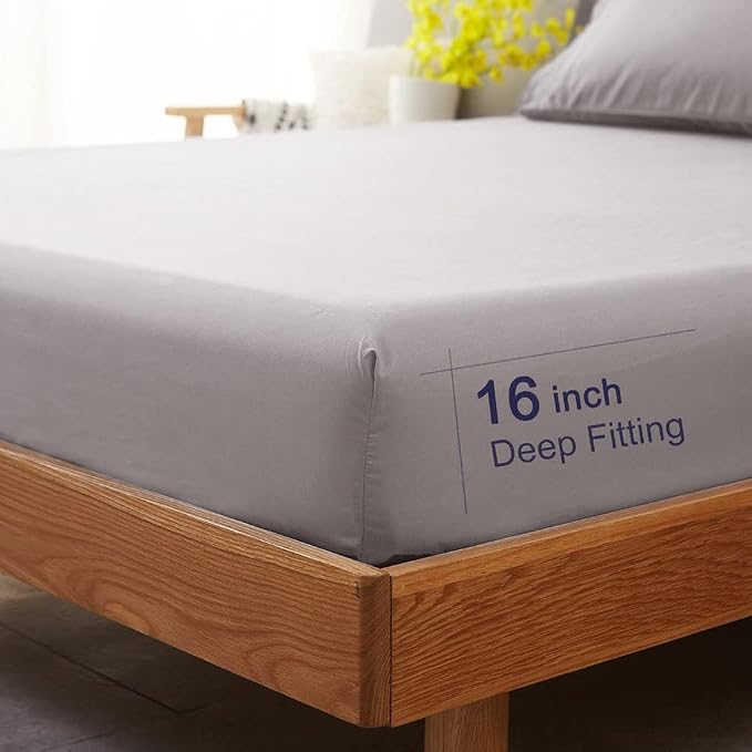SONORO KATE Bed Sheet Set Super Soft Microfiber 1800 Thread Count Luxury Sheets - Image 6