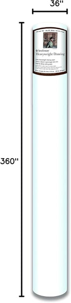 Strathmore (401-36 400 Series Drawing Roll, 100 lb. Medium Surface - Image 3