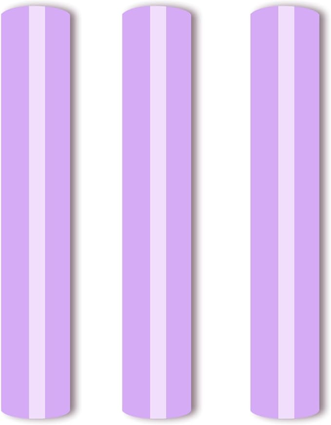 3D Puff Vinyl Heat Transfer 3 Sheets 12"x10"-Light Purple | Heat Transfer Puff by Venitor