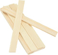 MECCANIXITY 10Pcs Wood Strips Slats, 1/8" x 3/8" x 4" Thin Wood Sticks Flat by MECCANIXITY