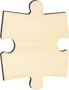 50 Piece Blank Wooden Puzzle Jumbo Size, Each Piece 4x3.2 Inches | Wooden Blank - Image 6