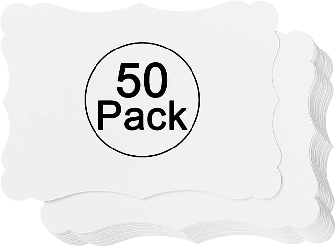 50 Pack Blank Kraft Greeting Cards, 5x7IN | Thick Cardstock Paper, - Image 8