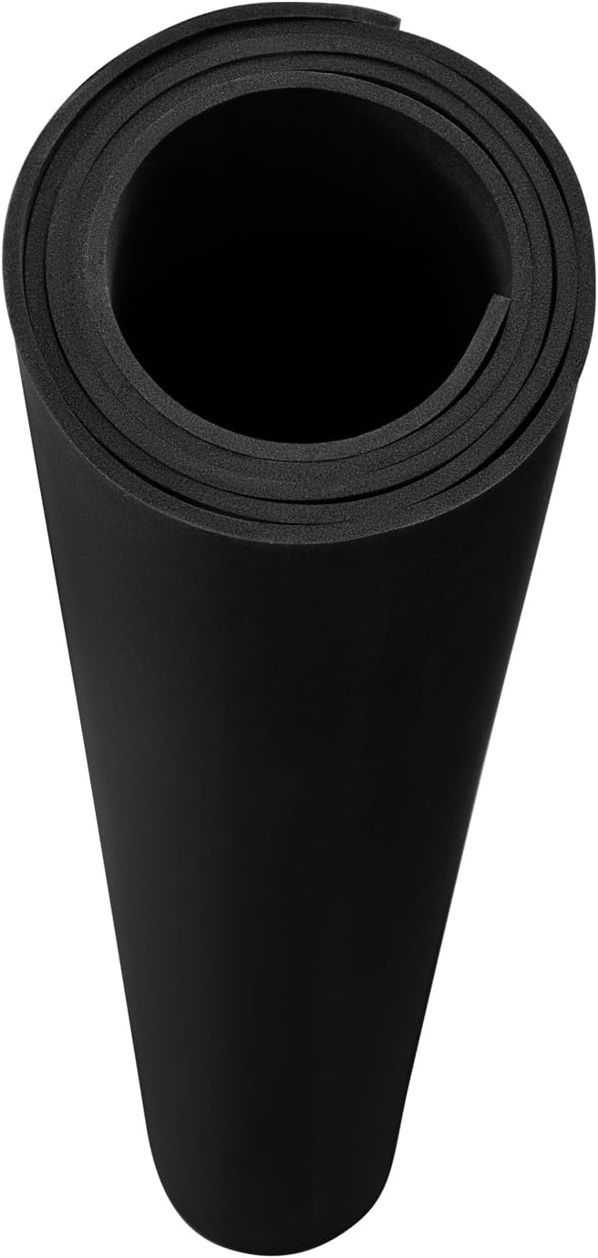 AMZQNART EVA Foam 6mm, Cosplay Foam 39x59 inch Black, High Density 90 kg/m³ by AMZQNART