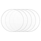 5Pcs Acrylic Plexiglass Sheets Disc, 8 inch Dia Transparent Plexiglass Acrylic by DARENYI