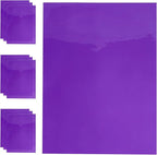 Transparent PVC Faux Leather Sheets, Glossy Waterproof Clear Vinyl Fabric - Image 2