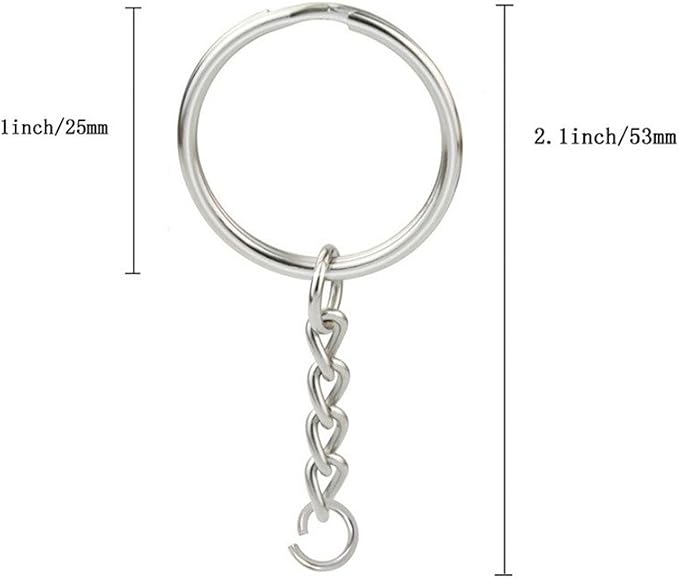 KINGFOREST 100PCS Split Key Ring Kit - Image 2