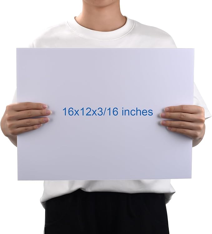Foam Board 12 x 16 x 3/16", Foam Core Board Sheets, Acid Free Foamboard - Image 5