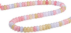 Songxi 5x8mm Natural Morganite Stone Rondelle Beads, Gemstone - Image 9