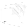 2 Pieces 1/8" Thick Acrylic Sheets, Plexiglass Sheets, Photo Frames by ADTDA
